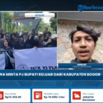 HMI MPO Geruduk Kantor Bupati Bogor