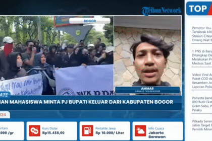 HMI MPO Geruduk Kantor Bupati Bogor